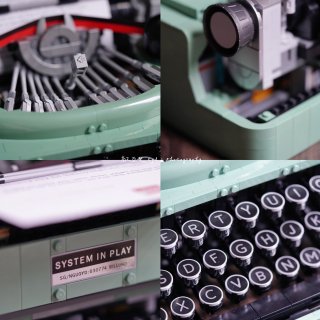 LEGO 復古打字機⌨️ 能看又能玩它不...