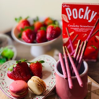 格力高最爱款👍🍓草莓🍓巧克力饼干棒...