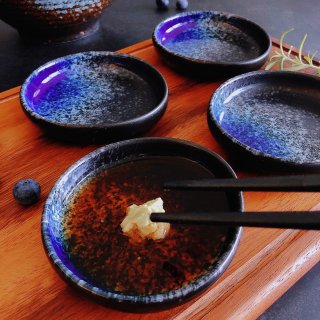 日式陶瓷酱油小碟...