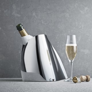 INDULGENCE champagne cooler in stainless steel | Georg Jensen