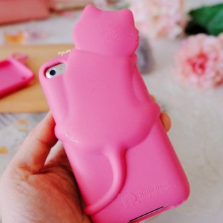 iPod 保护壳 🐱粉色小猫咪和小桃心♥...