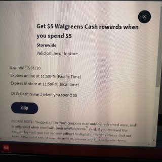 Walgreens划算coupon...