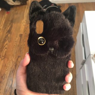 黑猫手机壳
