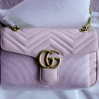 Gucci Marmont奶茶色...