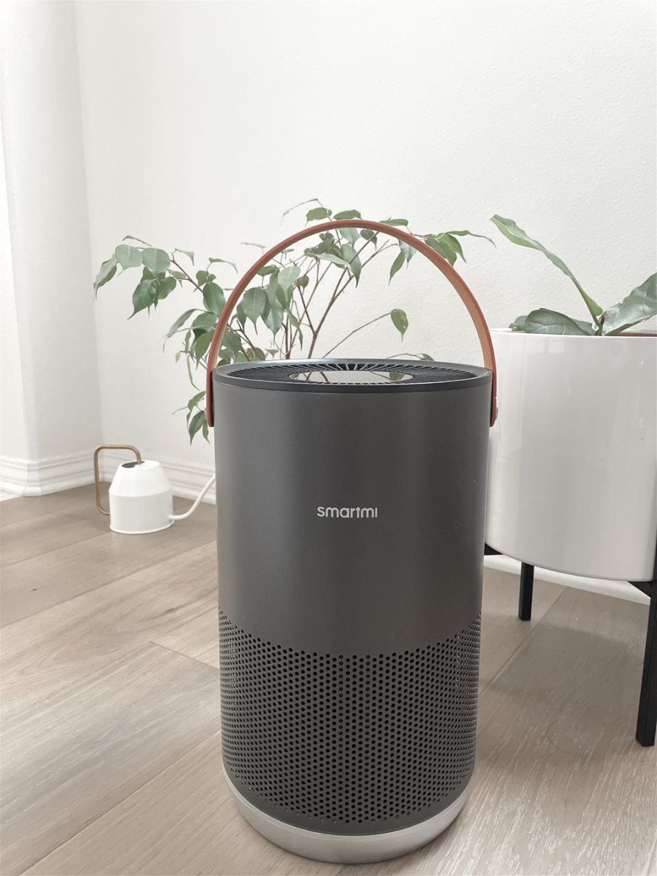 smartmi 智米,smartmi Small Air Purifiers P1 with Handle for Home, Works with HomeKit Alexa, Portable HEPA H13 Air Purifier for Bedroom Small Room, Remove Odor Pet Smoke Dust Pollen PM2.5, Quiet, Dual Sensor: Kitchen & Dining