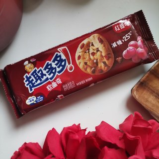 趣多多软曲奇，红提味好吃...