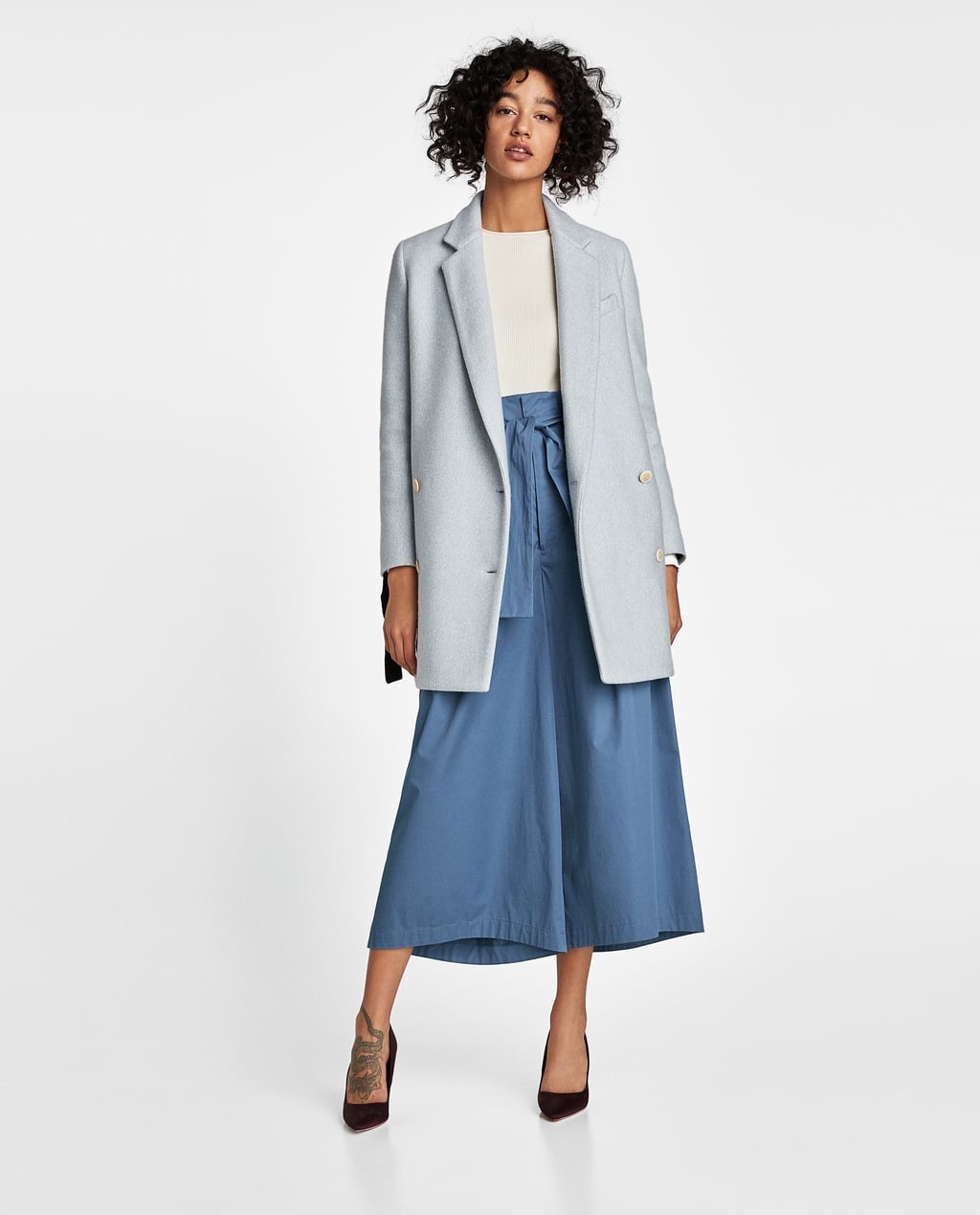 DOUBLE BREASTED COAT-Coats-OUTERWEAR-WOMAN | ZARA United States大衣