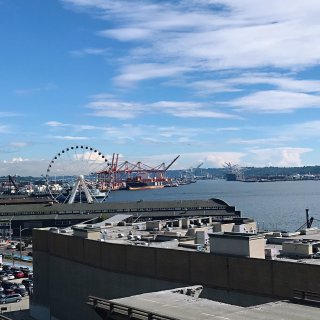 西雅图旅游 | 在这个角度看摩天轮🎡最美...
