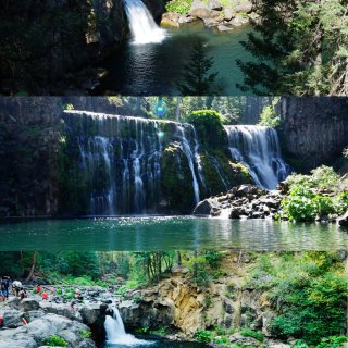 McCloud Falls,upper falls,middle falls,lower falls
