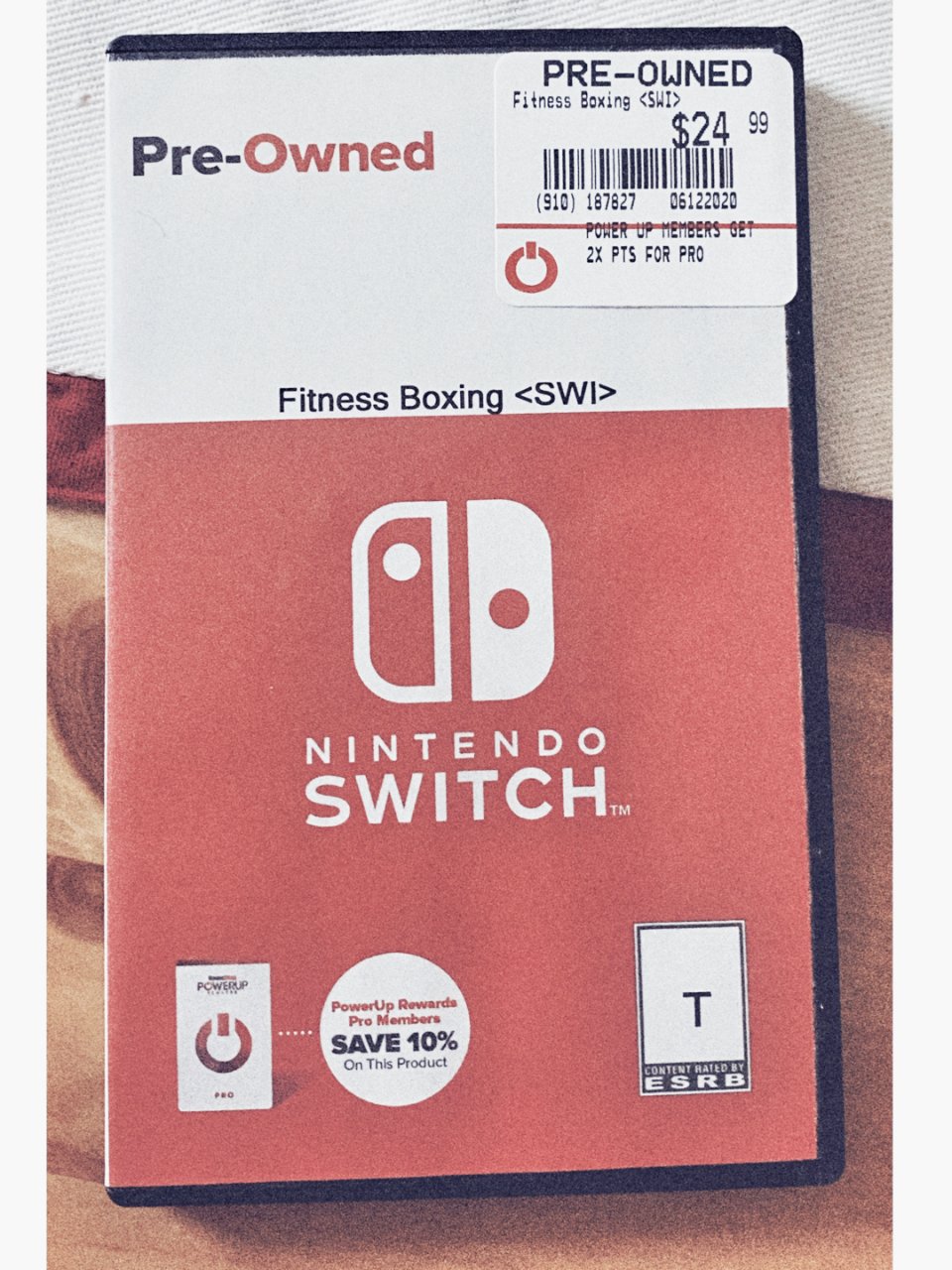 fitness boxing,nintendo switch,GameStop,24.99美元