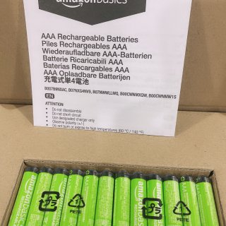 亚马逊充电式🔋三A电池...