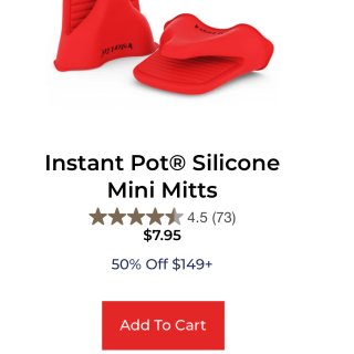 Instant Pot® Silicone Mini Mitts | Instant Home