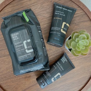 face & body wipes,face scrub,face lotion,Every Man Jack