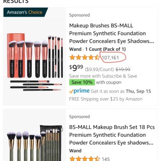 Amazon 凑单好物👉化妆刷💕...