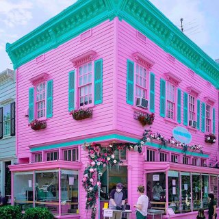 Georgetown,无数人打卡的粉红房子