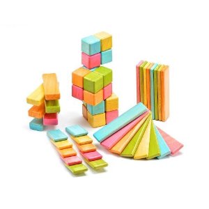 $83.99 52 Piece Tegu Original Magnetic Wooden Block Set, Tints