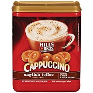 Hills Bros Cappuccino English Toffee 16oz