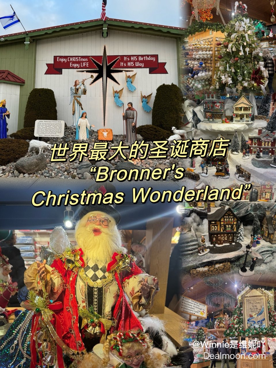 密歇根周末｜世界上最大的圣诞商店🎄...