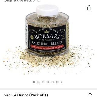 Borsari Original Seasoned Salt Blend - Gourmet Seasonings With Herbs and Spices - All Natural Seasoning for Cooking (Original 4 oz (Pack of 1)) : Grocery & Gourmet Food