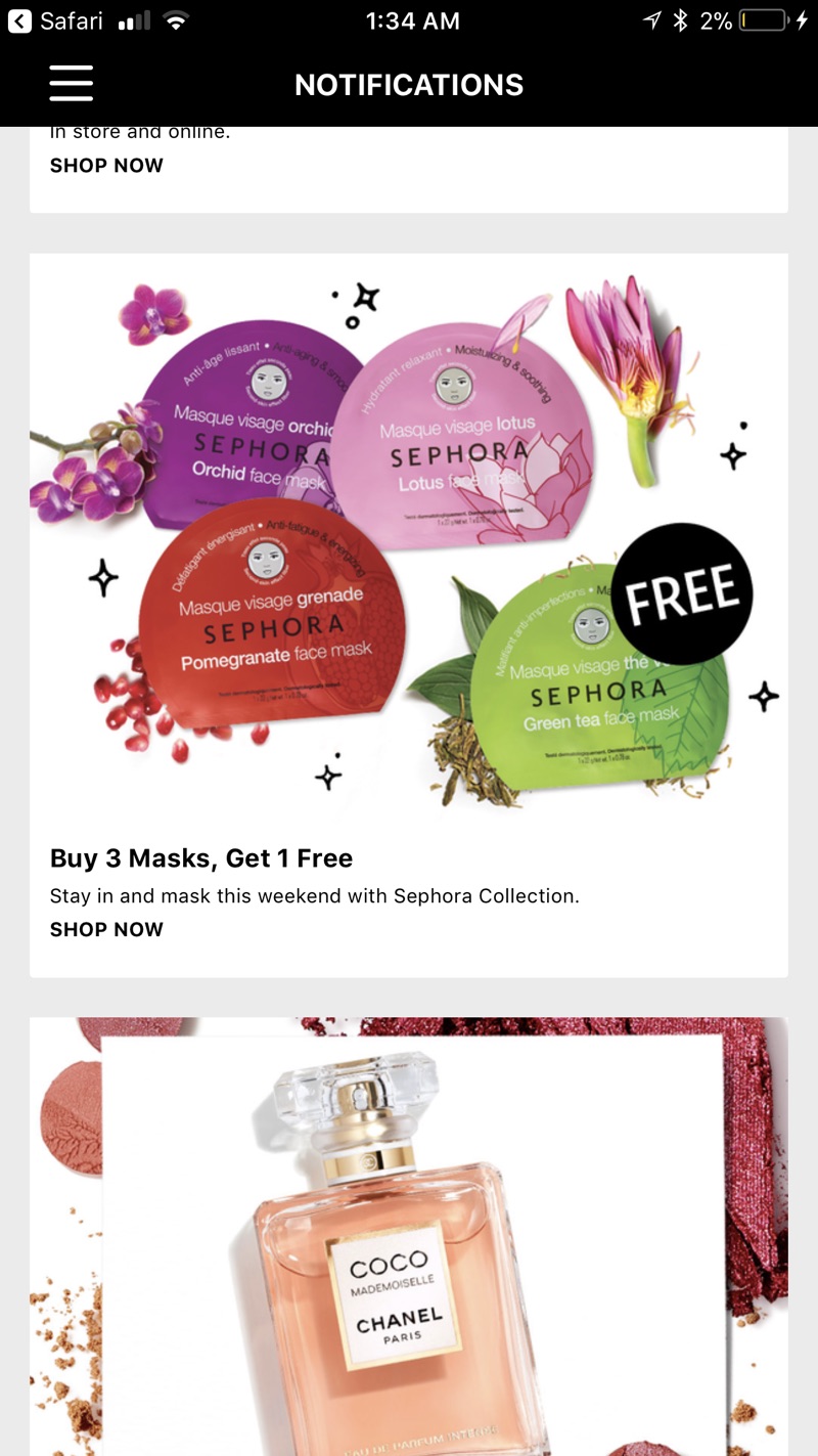 Face Mask - SEPHORA COLLECTION | Sephora 面膜买三送一