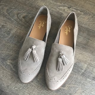 Crown Vintage流苏鞋...