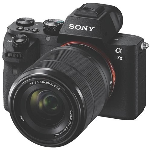 索尼相机 Sony Alpha a7II 24.3 Megapixel Mirrorless Camera with Lens - 28 mm - 70 mm - Black