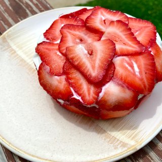 无蛋草莓酸奶蛋糕🍰...