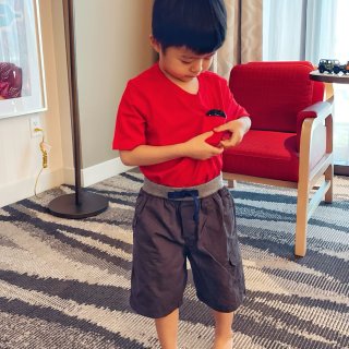 Kid Red Pocket Jersey Tee | carters.com,Toddler Grey Pull-On Cargo Shorts | carters.com