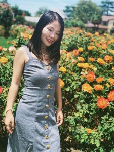 穿搭 | 背带裙look1: 徜徉在玫瑰花园里的夏天