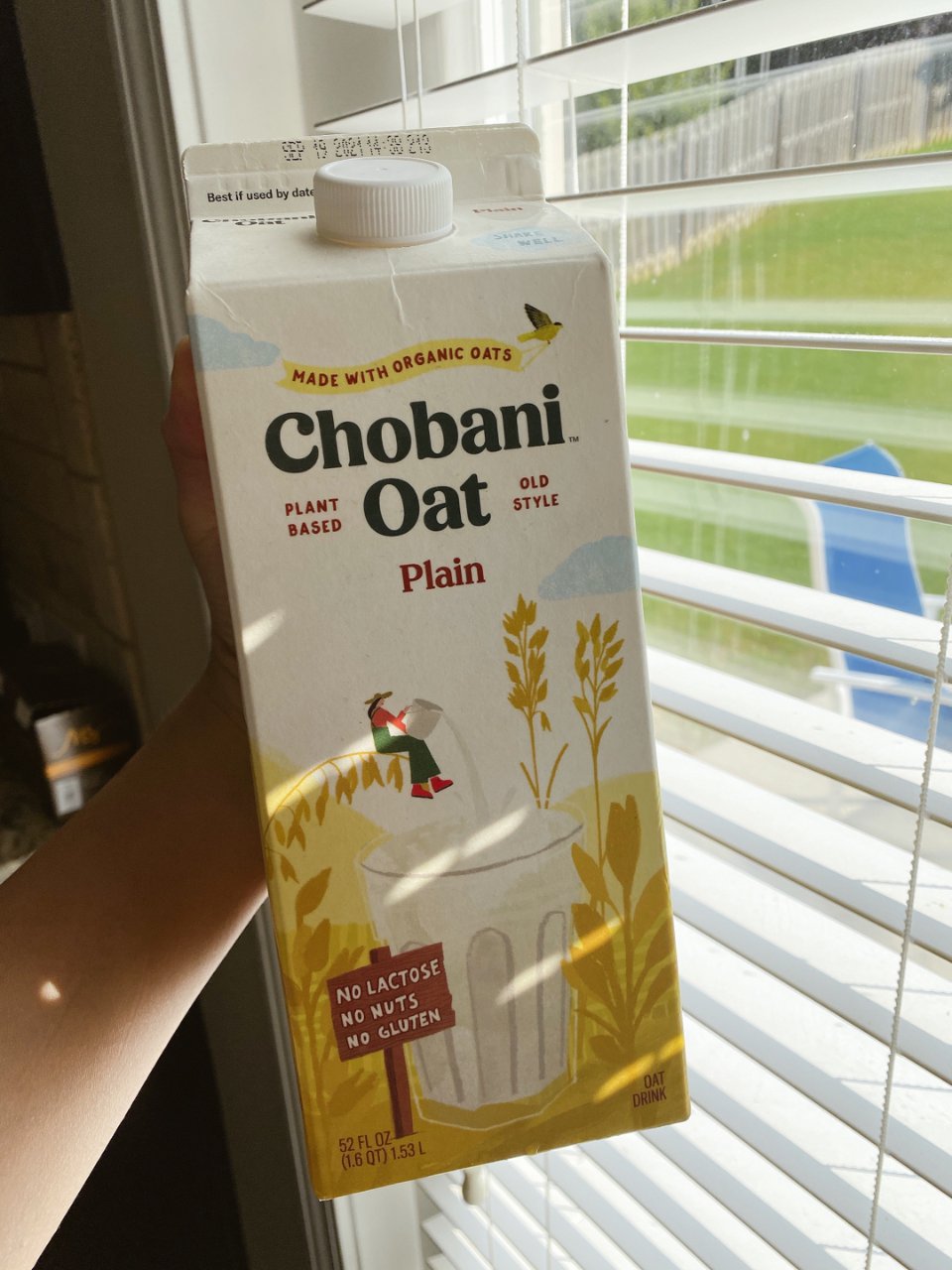 Chobani Oat Plain Oatmilk - 52 Fl Oz : Target