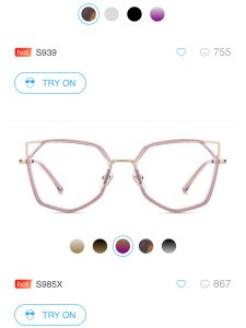 粉色猫眼眼镜👓：兼备时尚与实用