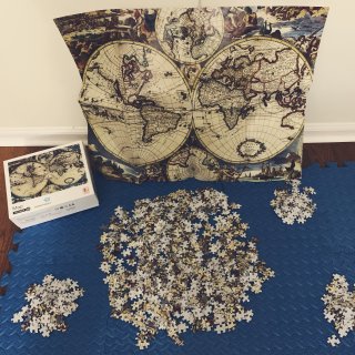 拼图🧩Vintage世界地图...