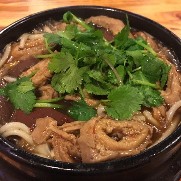 辣子鸡，勾魂面，烤鱼，米线