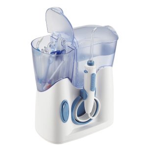 H2ofloss Water Dental Flosser Quiet Design(50db) With 12 Multifunctional Tips Countertop Dental Oral Irrigator for Family (hf-8whisper)