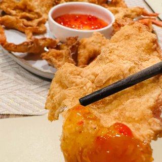 阳光虾饼
