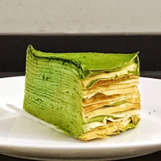 matcha mille crepes
