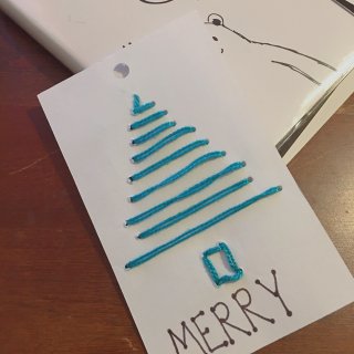 自制圣诞小卡片...