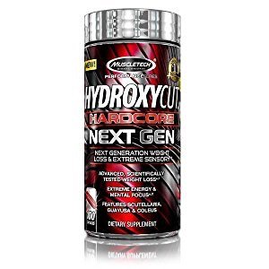 MuscleTech Hydroxycut Hardcore Next Gen, Scientifically Tested Weight Loss and Energy, Weight Loss Supplement, 100 Capsules