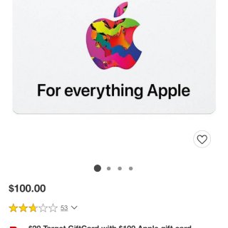 Target Apple gift ca...