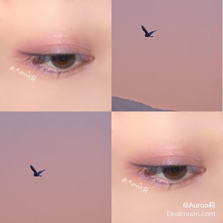 粉紫色眼妆