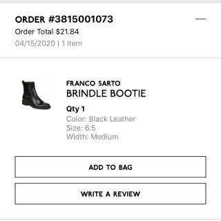 Franco Sarto黑靴