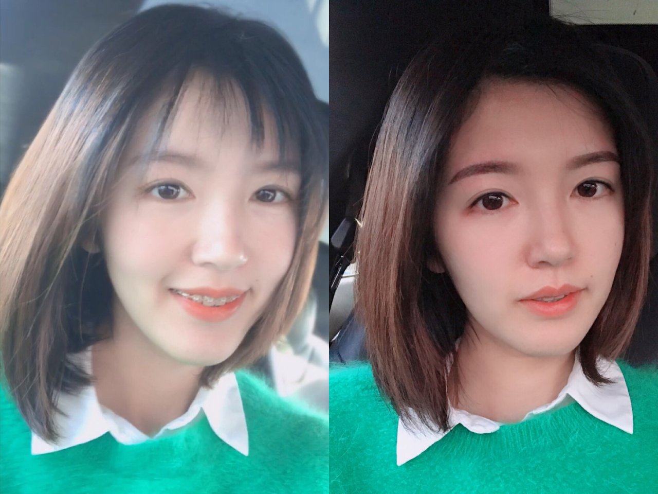 半永久纹眉,before,after