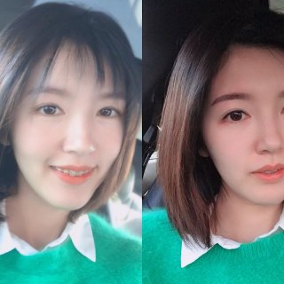 半永久纹眉,before,after