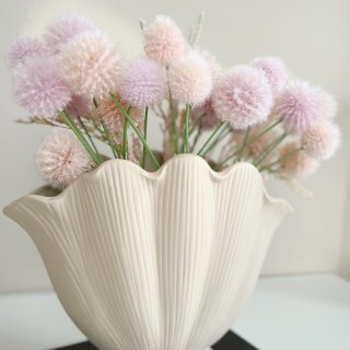 给HM的贝壳花瓶找到了属于它的花花...