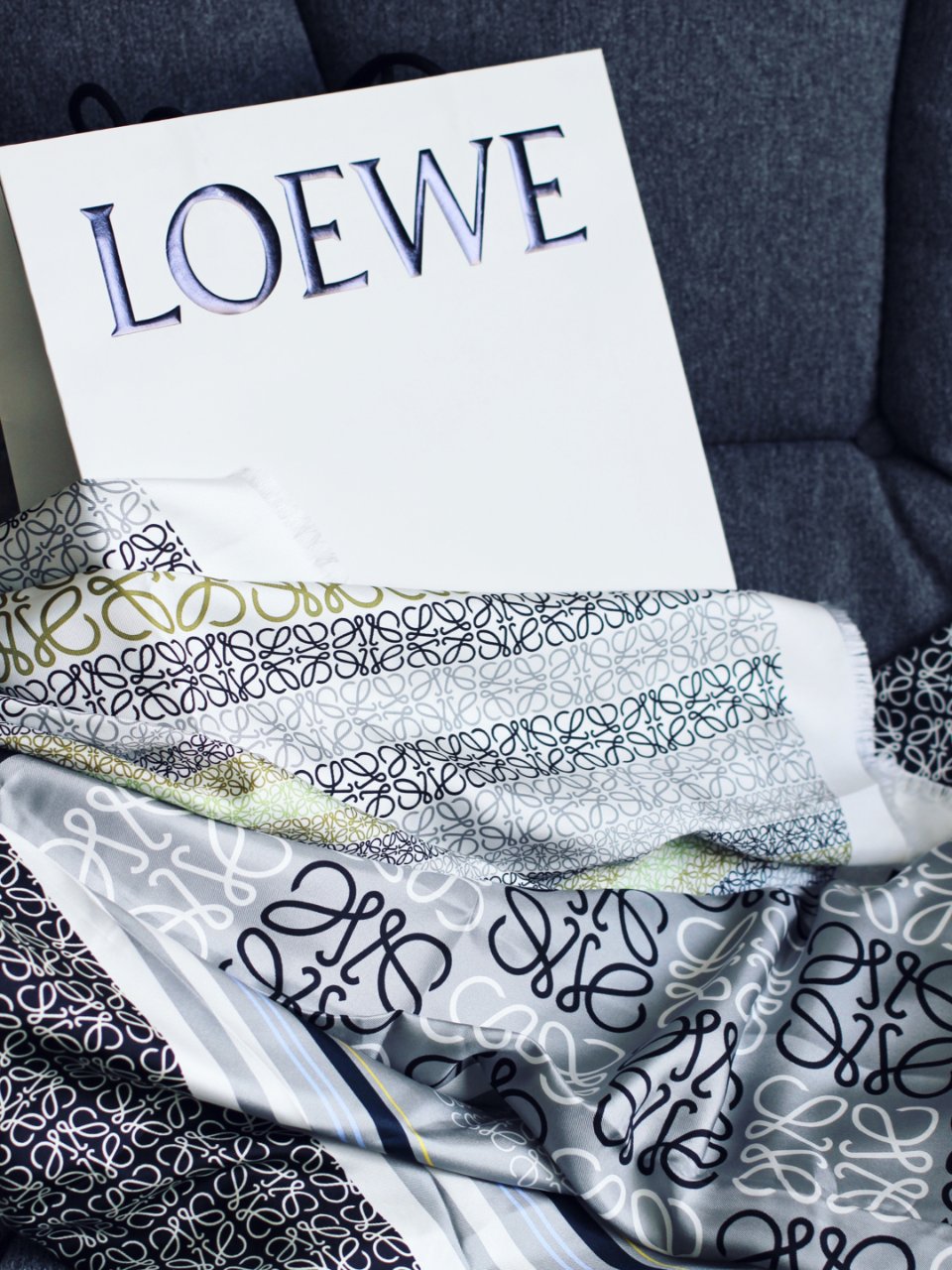 Loewe silk scarf