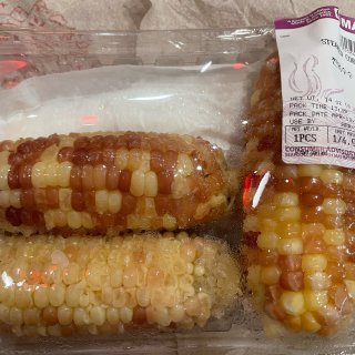 晒轻食—北加 HMart 超市蒸熟小玉米...