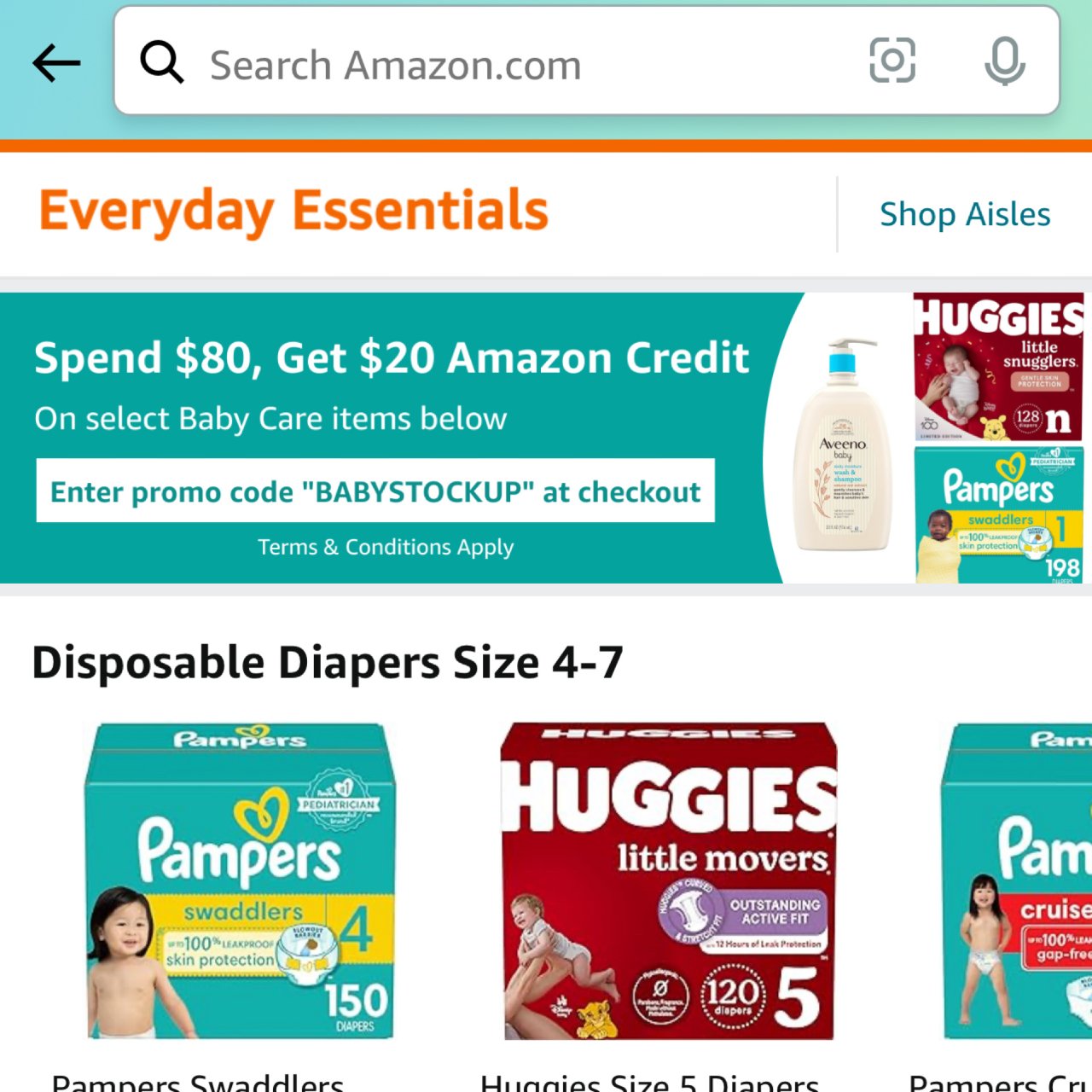 Amazon｜Pampers easy ...