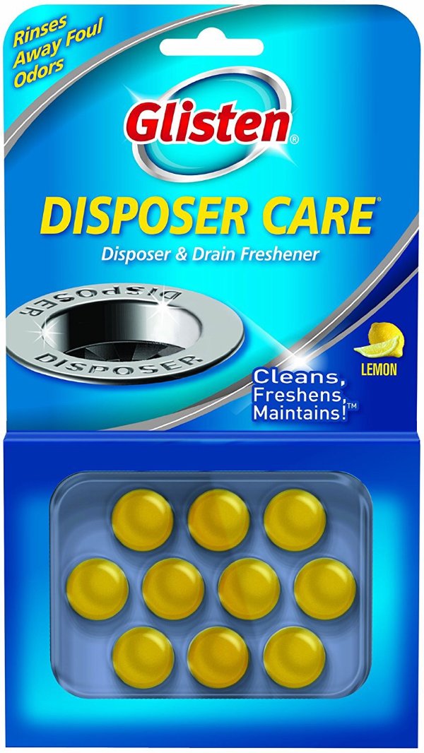 Disposer Care Freshener, Lemon Scent, 10 Uses