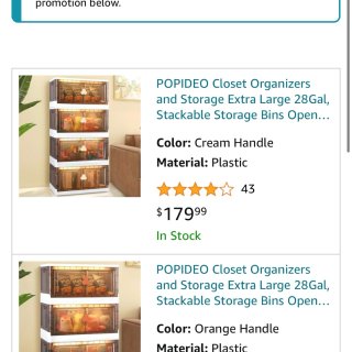 Amazon 好物推荐 – 可折叠收纳箱...