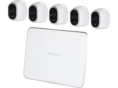 NETGEAR Arlo Smart Home Security Camera System - 5 HD, 100% Wire-Free, 室内摄像头